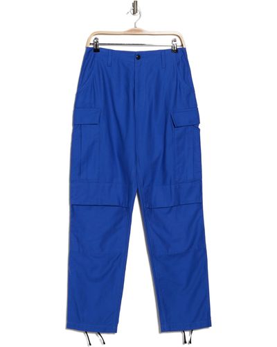 Rag & Bone Sands Cotton Twill Cargo Pants - Blue