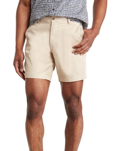 Slate & Stone Stretch Cotton Chino Shorts - Natural
