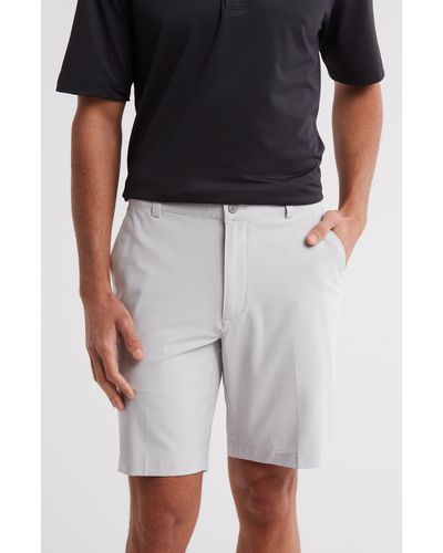 Greg Norman Flat Front Golf Shorts - Black