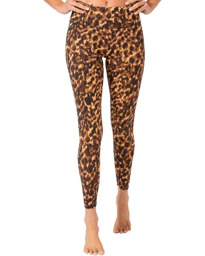Threads For Thought Monica High Waist Leggings - Brown