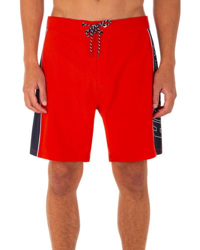 Hurley Phantom Fastlane Board Shorts - Red