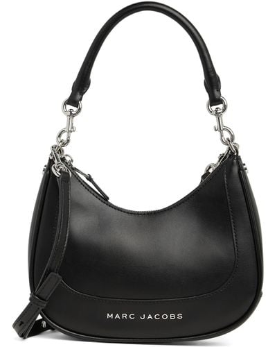 Marc Jacobs Small Leather Hobo Bag - Black