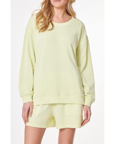 C&C California Valley Sun Washed Terry Sweatshirt - Multicolor