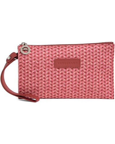 Longchamp Le Pilage Micro Zip Pouch - Red