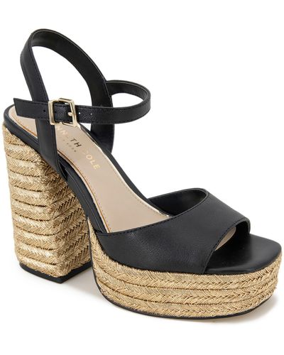 Kenneth Cole Dolly Platform Sandal - Black