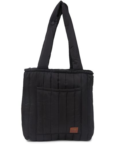 Most Wanted Usa Large Puffer Tote Bag - Black