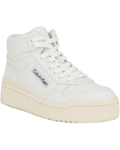 Calvin Klein Arezi High Top Sneaker - White