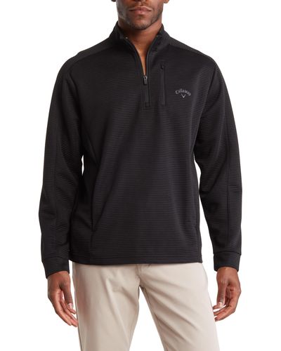 Callaway Golf® Ottoman Half Zip Pullover - Black