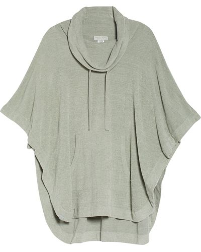 Barefoot Dreams Weekend Poncho In Wave At Nordstrom Rack - Gray