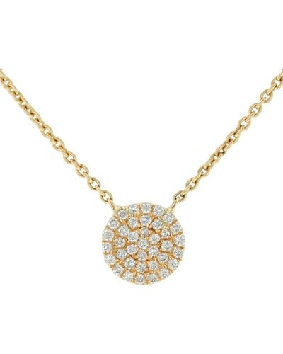 Ron Hami 14k Yellow Gold Diamond Pendant Necklace - Metallic