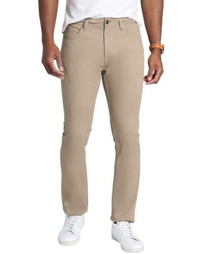 Jachs New York Slim Leg 5-pocket Pants - Natural