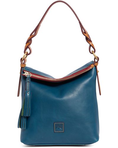 Dooney & Bourke Randy Leather Shoulder Bag - Blue