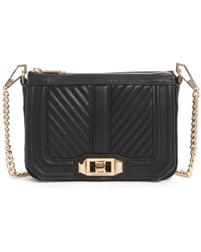 Rebecca Minkoff Chevron Quilted Leather Bag - Gray