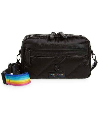 Kurt Geiger Rainbow Crossbody Bag - Black