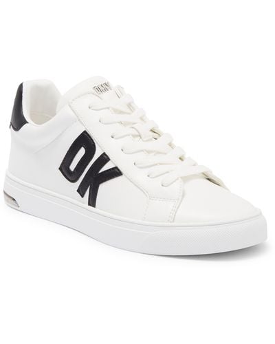 DKNY Logo Sneaker - White