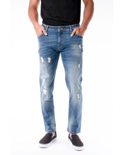 Xray Jeans Skinny Fit Stretch Five Pocket Jeans - Blue
