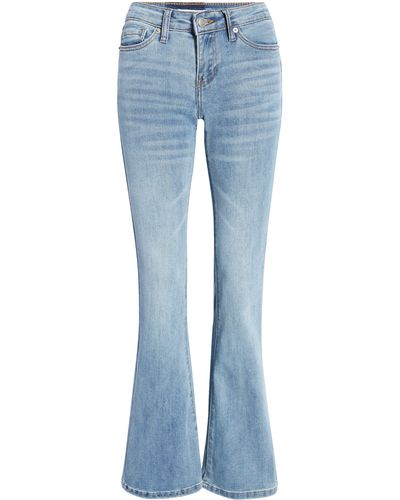 BP. Low Rise Flare Jeans In Classic Light Wash At Nordstrom Rack - Blue