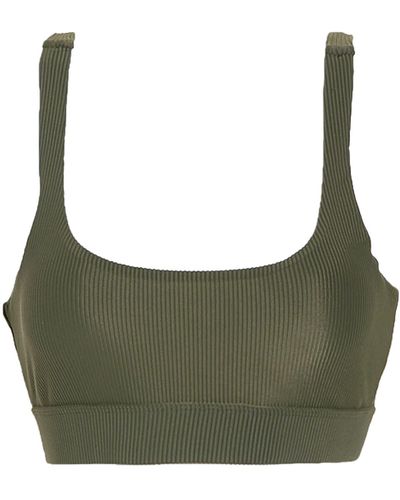 Cyn & Luca Val Rib Scoop Neck Bralette Top 