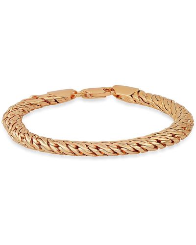 HMY Jewelry Wheat Chain Bracelet - Yellow