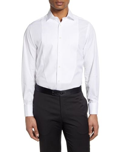 Thomas Pink Algernon Stripe Slim Fit Double Cuff Shirt, $195