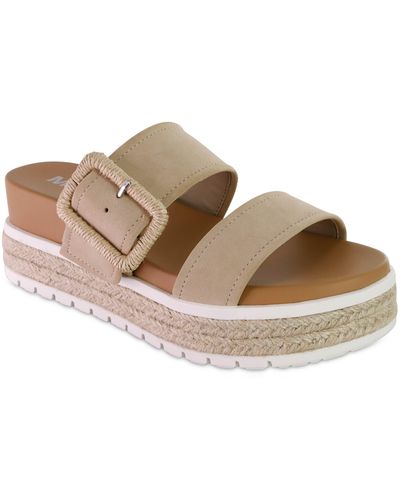 MIA Kenzy Platform Sandal - Brown