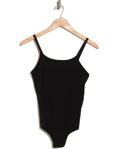 Spanx Suit Yourself Ribbed One Shoulder Bodysuit | Dillard's