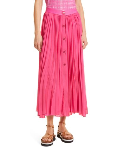 BOSS Eplisa Pleated Skirt - Pink