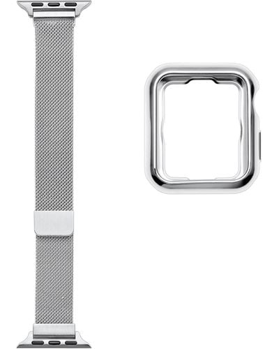 The Posh Tech Infinity Apple Watch® Watchband & Cover Set - White