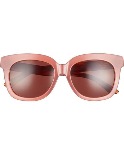 Isaac Mizrahi New York 52mm Square Sunglasses - Pink