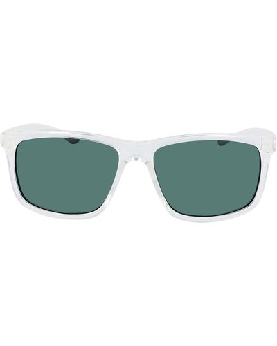 Nike Chaser Ascent 59mm Rectangular Sunglasses - Green