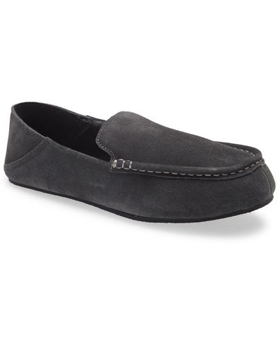 Nordstrom Milo Convertible Slipper In Gray Suede At Rack