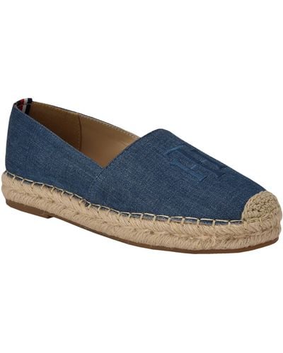 Tommy Hilfiger Pieke Espadrille Flat - Blue