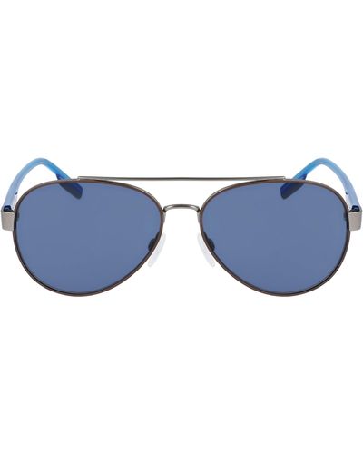 Converse Disrupt 58mm Aviator Sunglasses - Blue