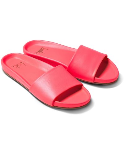 Beek Gallito Leather Slide Sandal - Pink