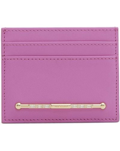 Ted Baker Victoria Leather Card Wallet - Purple