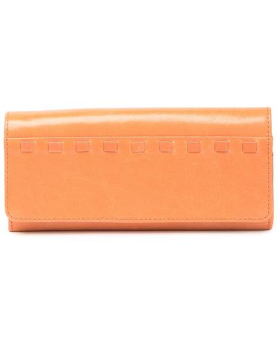 Hobo International Rider Leather Wallet - Orange