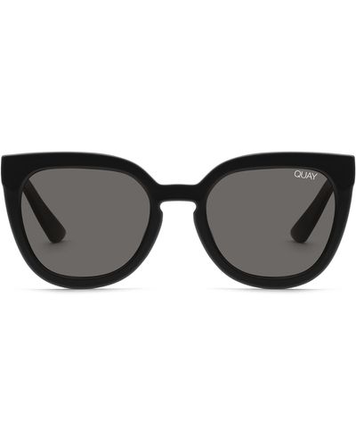 Quay Noosa 55mm Cat Eye Sunglasses - Black