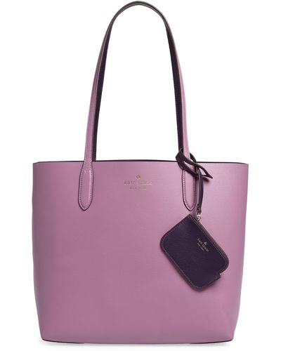 Kate Spade Ava Reversible Tote Bag - Purple