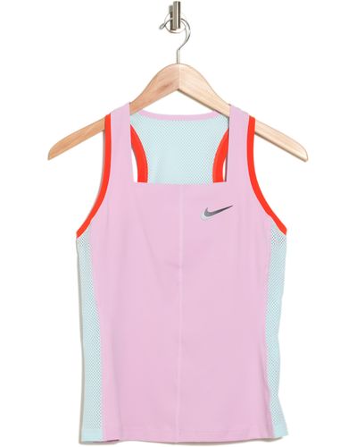 Nike Dri-fit Slam Tennis Tank - Pink