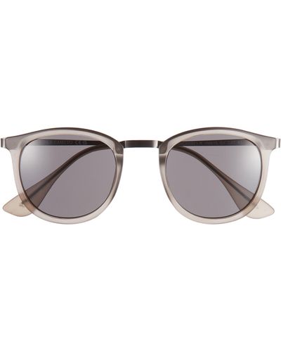 Vince Camuto Combo 48.5mm Round Sunglasses - Gray