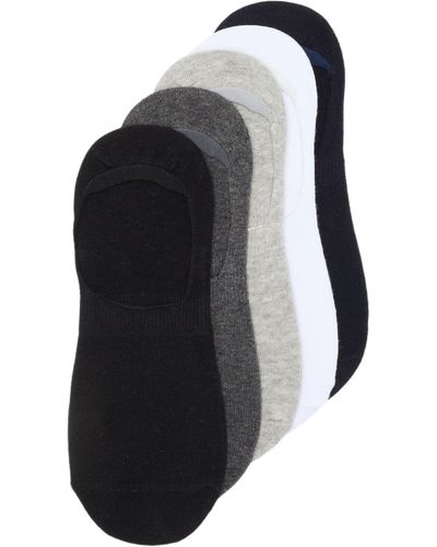 Slate & Stone Assorted 5-pack No-show Socks - Black