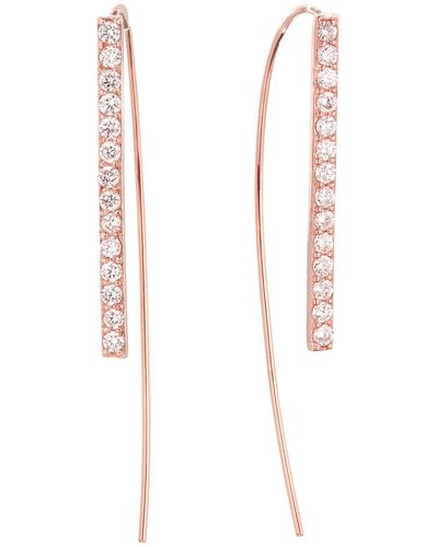 Lana Jewelry Diamond Threader Earrings - White