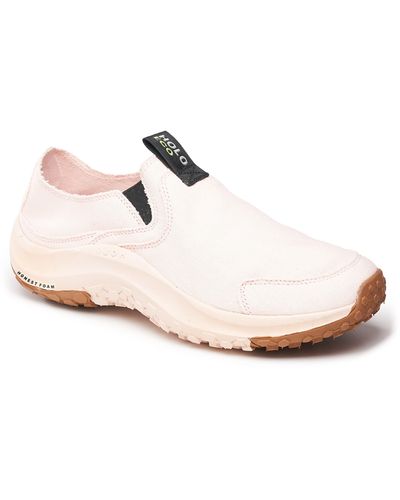 HOLO Footwear Athena Moc Canvas Slip-on Shoe - White