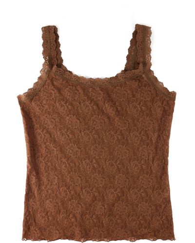Hanky Panky Signature Lace Camisole - Brown