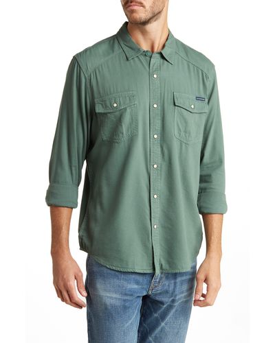 Lucky Brand Western Button-up Shirt - Green