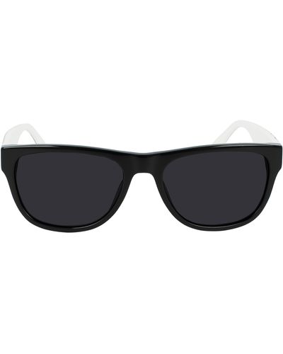 Converse All Star® 57mm Rectangle Sunglasses - Black