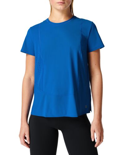 Sweaty Betty Swifty Workout T-shirt - Blue