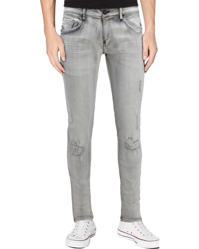 Xray Jeans Distressed Skinny Jeans - Gray