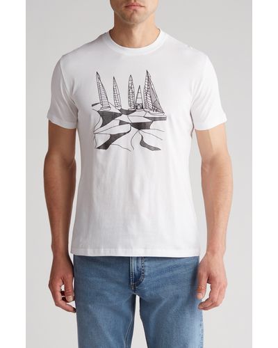 T.R. Premium Abstract Graphic T-shirt - Gray