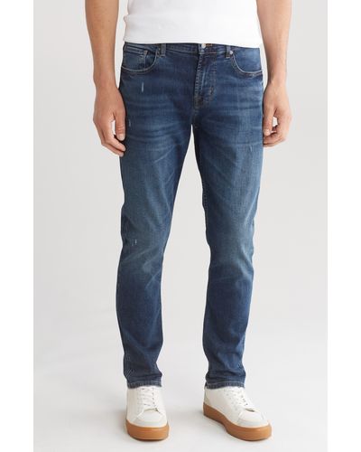 7 For All Mankind Slimmy Tapered Slim Fit Jeans - Blue